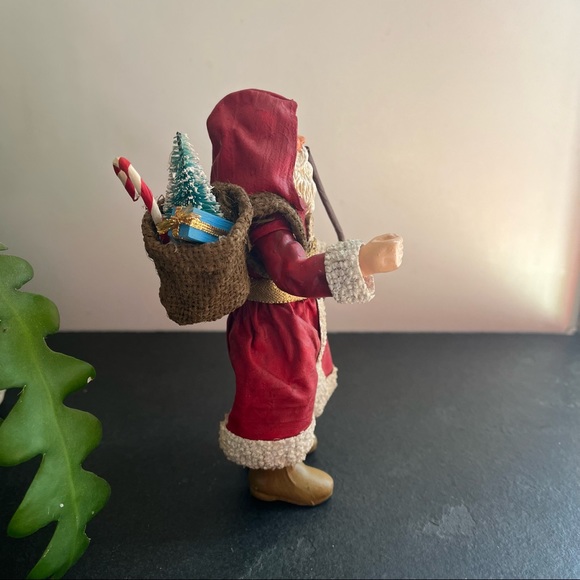 Vintage Santa Figurine Paper Mache Taiwan R.O.C - Picture 3 of 8